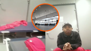 "Ya no puedo más":  Haitiano denuncia que vive atrapado en el aeropuerto de Santiago hace un mes