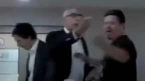 Liberan el video completo de la pelea entre Aníbal Mosa y Carlos Cortés en reunión de Blanco y Negro 