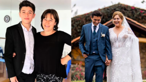 Influencer se casó con una mujer 30 años mayor: Se conocieron cuando él tenía 16 años