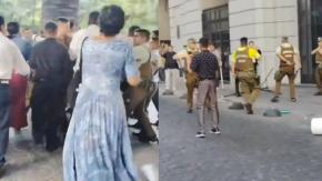 Batalla campal: Evangélicos se enfrentan con biblia en mano contra carabineros tras fiscalización por ruidos molestos Batalla campal: Evangélicos se enfrentan con biblia en mano contra carabineros tras fiscalización por ruidos molestos