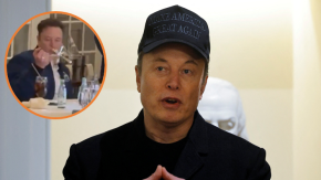 Video de Elon Musk jugando con cubiertos en la Casa Blanca se vuelve viral