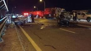 Trágico accidente de tránsito en Cabrero deja al menos dos muertos en cruce con Ruta 5 Sur