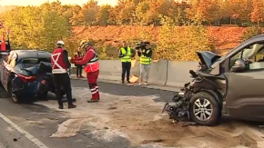 Choque múltiple tras intento de encerrona en Costanera Norte