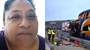 Habla pasajera que viajaba en uno de los buses accidentados y que recibió las gracias por "presentir" la tragedia Habla pasajera que viajaba en uno de los buses accidentados y que recibió las gracias por "presentir" la tragedia