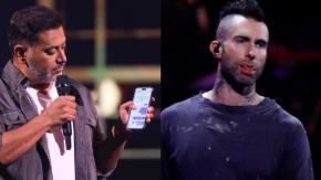 Pedro Ruminot "subió al columpio" a Adam Levine en su rutina de Viña 2025: le envió audio en vivo y esto le dijo