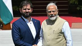 Presidente Boric inicia gira de seis días por India: Delegación fue recibida con una danza tradicional Presidente Boric inicia gira de seis días por India: Delegación fue recibida con una danza tradicional