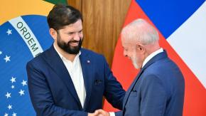 Boric y Lula da Silva critican guerra comercial y se declaran a favor de la autonomía comercial