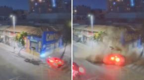 VIDEO | Captan el momento exacto del accidente vehicular que dejó a tres mujeres muertas en Santiago VIDEO | Captan el momento exacto del accidente vehicular que dejó a tres mujeres muertas en Santiago