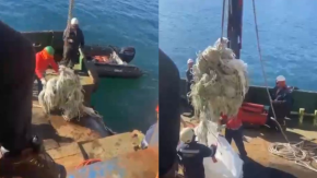 Familia de pescadores desaparecidos acusan hallazgo de materiales de la lancha Bruma en hélice del Cobra