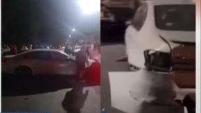 Delincuentes asaltan a hombre en servicentro: chocaron y abandonaron el auto robado a metros de distancia Delincuentes asaltan a hombre en servicentro: chocaron y abandonaron el auto robado a metros de distancia