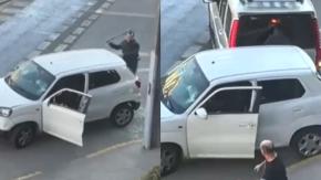 Habla dueña de auto que resultó chocado tras violenta pelea entre conductores en Providencia: "Estoy en shock"