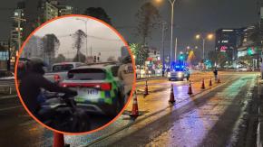 Un motociclista murió tras incidente en La Reina: Fue baleado por guardia municipal