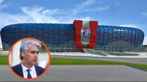 Marco Enríquez-Ominami sorprende al prometer un estadio para la "U": "Me comprometo ante notario"