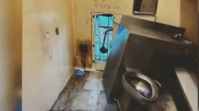 Fuga de película en EE.UU.: Diez reos escaparon por un agujero en el baño