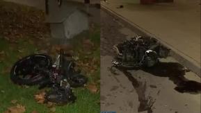 Moto quedó partida a la mitad: Motorista murió tras accidente de tránsito en Maipú
