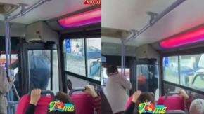 "Por favor para": Revelan video de chofer de micro en Villa Alemana que amenazó a pasajeros con chocar intencionalmente "Por favor para": Revelan video de chofer de micro en Villa Alemana que amenazó a pasajeros con chocar intencionalmente