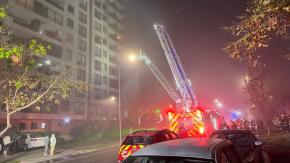 Incendio afecta departamento en Recoleta: Evacuaron todo el edificio