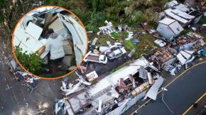 Se levantó y avanzó unos 20 metros: Impactante registro de casa dada vuelta por tornado en Puerto Varas