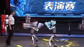 Así fue el primer torneo de kickboxing de robots en China Así fue el primer torneo de kickboxing de robots en China