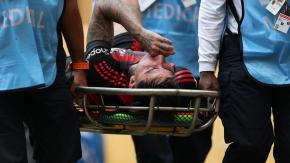 Erick Pulgar se fracturó el pie tras la dura patada a Harry Kane