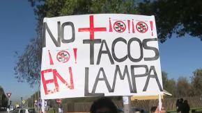 Vecinos de Lampa exigen agilizar soluciones ante infernales tacos: Se levantan antes de las 5am y llegan tarde