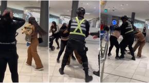 Captan violenta pelea entre dos mujeres al interior de centro comercial en La Florida: Una llevaba bebé en brazos Captan violenta pelea entre dos mujeres al interior de centro comercial en La Florida: Una llevaba bebé en brazos