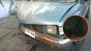 Con un arma de fuego y un bate en su interior: Encuentran camioneta abandonada y chocada en Quinta Normal”