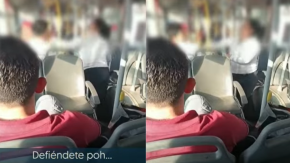 Conductora de micro agrede a pasajero que la increpó por no dejar subir a un adulto mayor que no tenía dinero para el pasaje