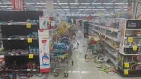 Derrumbes y daños en el comercio: los registros del temblor 6,4 en el norte del país