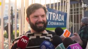 Presidente Boric habla por primera vez tras el nacimiento de su hija, Violeta: "Felicidad máxima"