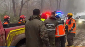 Rescatan a los últimos cuatro excursionistas extraviados en la cordillera de Romeral