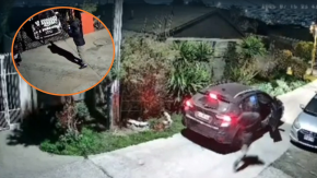VIDEO: Sujeto disparó contra vehículo en plena zona residencial en Maipú