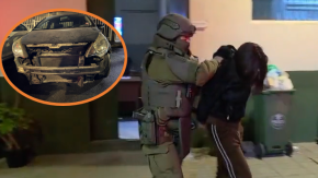 Delincuentes intentaron atropellar a carabinero y evadir control policial en Puente Alto