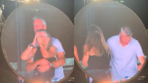 Difunden nuevo video de pareja "infiel" expuesta en concierto de Coldplay: aparecen besándose