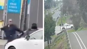 Conductor peleó a golpes con un motociclista, posteriormente lo siguió y lo arrolló: dio positivo a cocaína