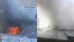 Incendio en Santiago Centro: 12 compañías de Bomberos trabajan en el siniestro
