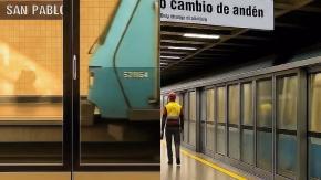 Así quedará la Línea 1 del Metro de Santiago con la instalación de las nuevas puertas en los andenes