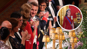 "Extremadamente maleducado": El polémico gesto del presidente Macron a Kate Middleton que desató críticas 