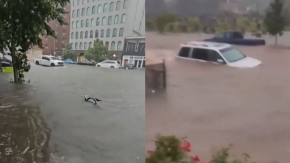 Fuertes y repentinas lluvias azotan la ciudad de Nueva York