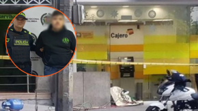 Dos chilenos son detenidos en Colombia por detonar cajero automático para robar dinero Dos chilenos son detenidos en Colombia por detonar cajero automático para robar dinero