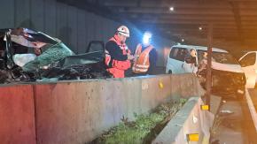 Accidente de tránsito en autopista: Mujer condujo en estado de ebriedad y contra el tránsito