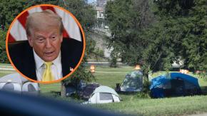 Trump insta a las personas sin hogar a irse "lejos" de Washington