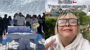 Influencer venezolana critica a compatriotas por fiesta de revelación de género en embalse El Yeso: "Ustedes se pasan" Influencer venezolana critica a compatriotas por fiesta de revelación de género en embalse El Yeso: "Ustedes se pasan"