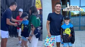 ¡Final feliz!: Tenista tuvo especial gesto con niño al que le quitaron gorra en el US Open ¡Final feliz!: Tenista tuvo especial gesto con niño al que le quitaron gorra en el US Open