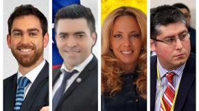Los candidatos de republicanos, PSC y PNL: los hijos de Kast y Bonvallet, la hermana de Kaiser y Gino Lorenzini