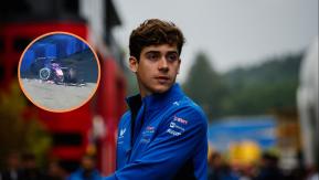 Franco Colapinto sufre fuerte choque en los test de Pirelli: Monoplaza habría quedado destruido