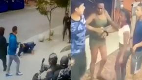 EXCLUSIVO | Imágenes de violentas riñas en edificio allanado en Independencia: "Se vende a plena luz del día droga"