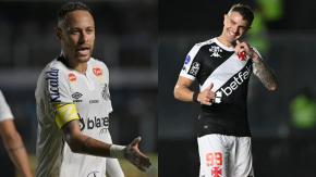 Brasileirao: T13 En Vivo y 13Go transmitirán Santos - Vasco da Gama con Neymar como gran atracción