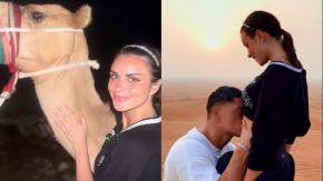 Emilia Dides evidenció particular conexión de un camello con su bebé en Dubai: compartió emotivo registro