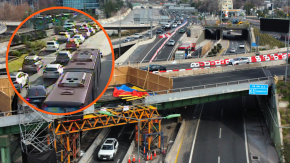 Cierre de puente Lo Saldes provoca congestión vehicular: ¿Hasta cuándo durarán los arreglos?